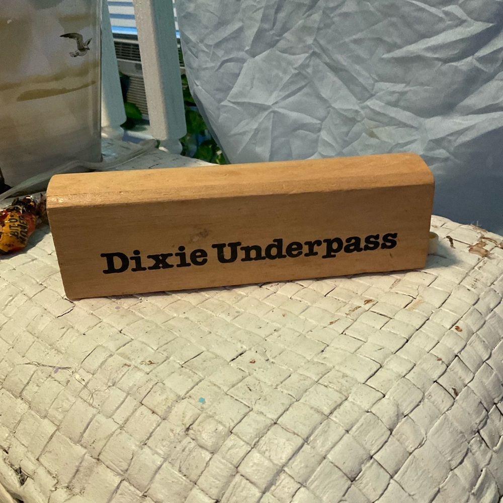Wooden Block Toy with Text
